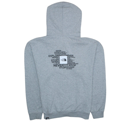 Womens UK Size L The North Face Grey Pullover Hoodie