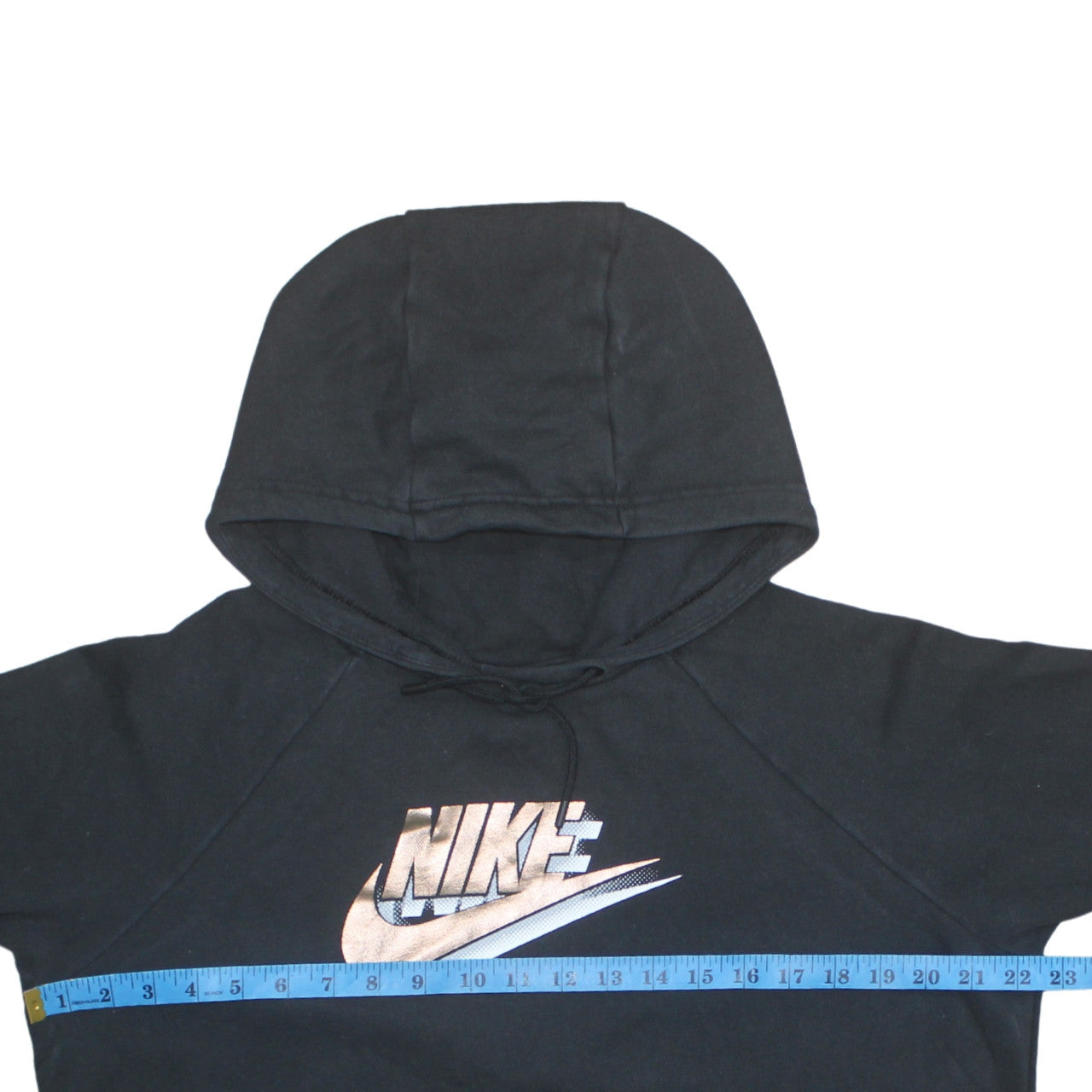 Womens UK Size M Nike Black Pullover Hoodie
