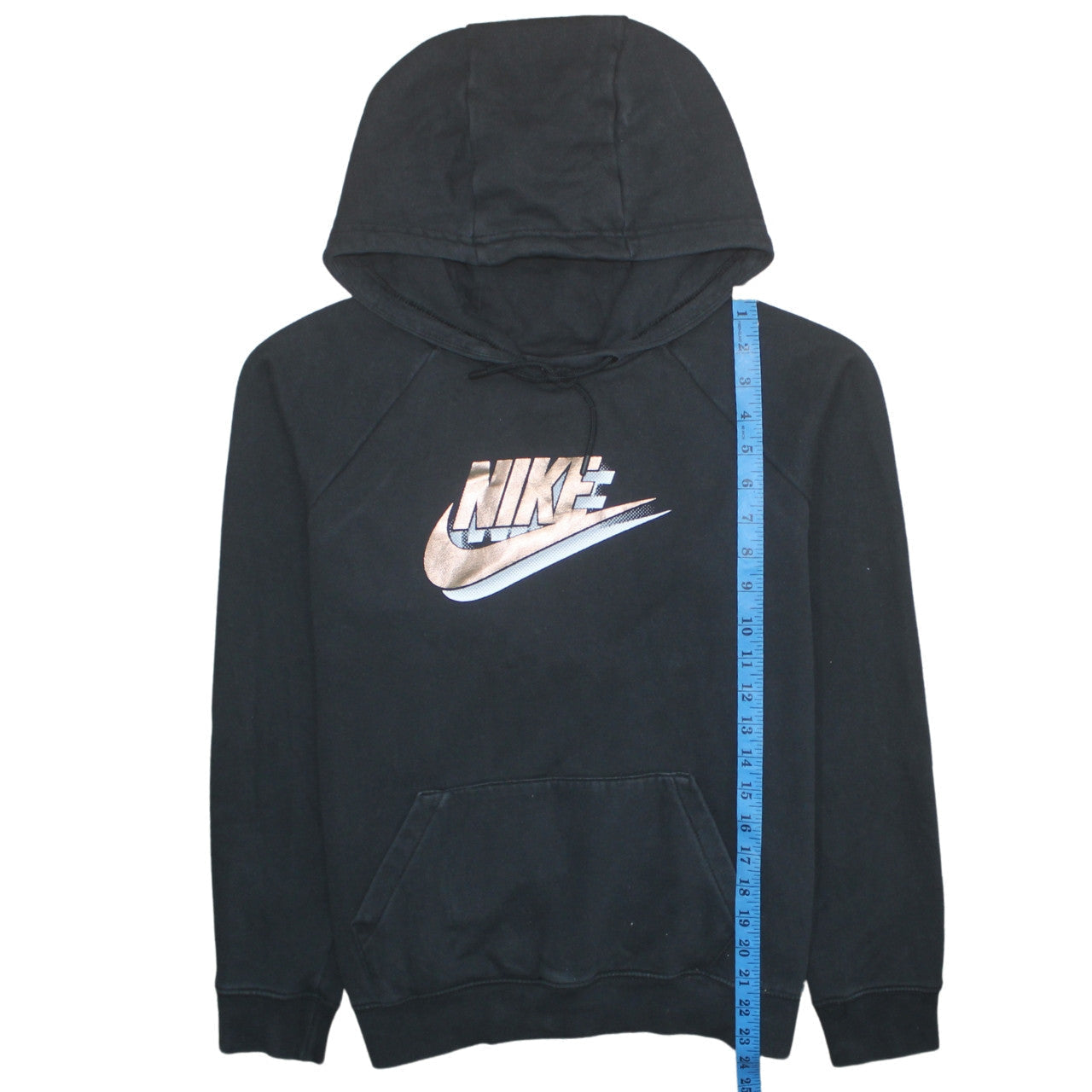 Womens UK Size M Nike Black Pullover Hoodie