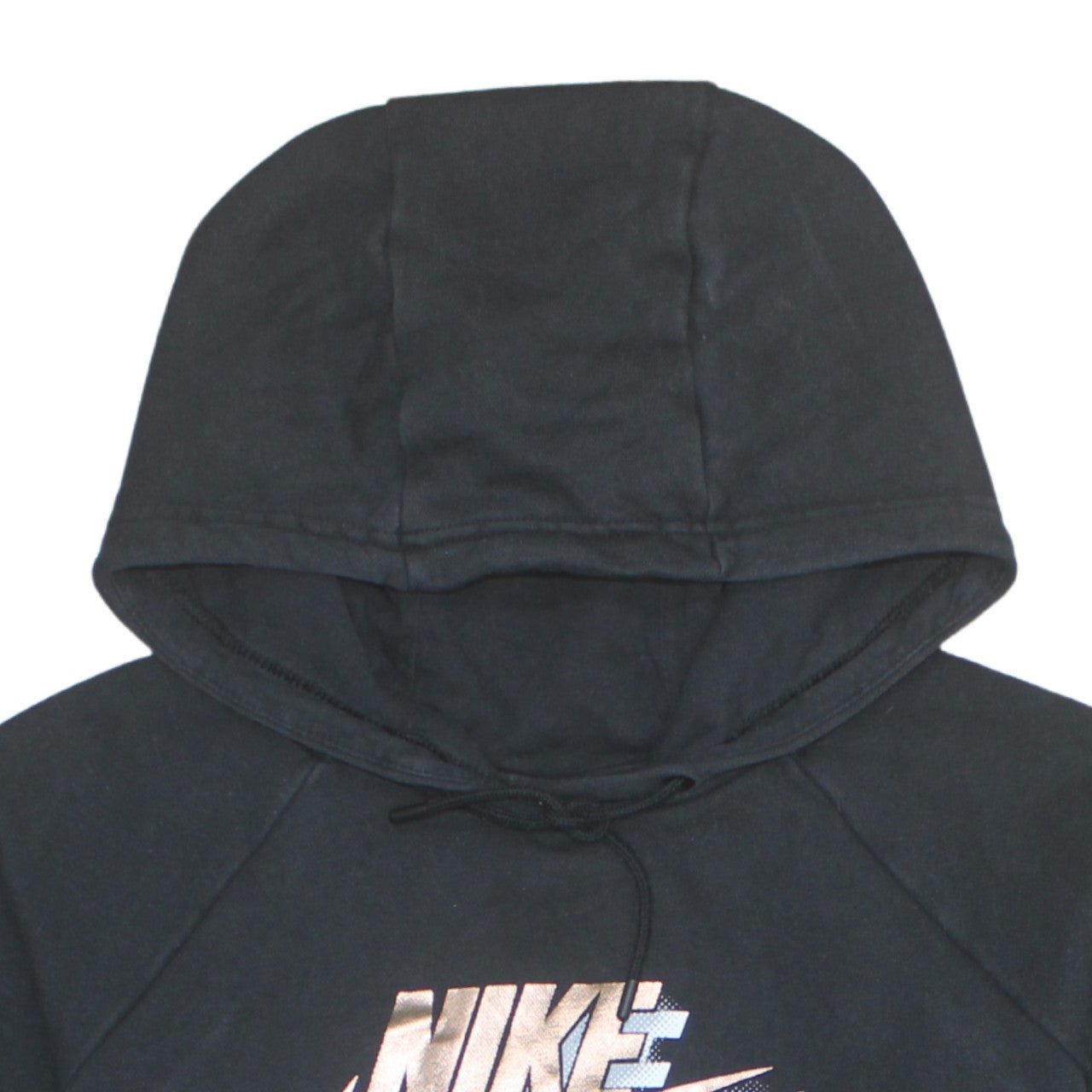 Womens UK Size M Nike Black Pullover Hoodie