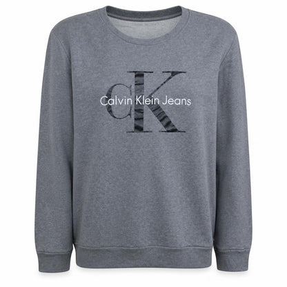 Mens UK Size XL Calvin Klein Jeans Grey Pullover Sweatshirt