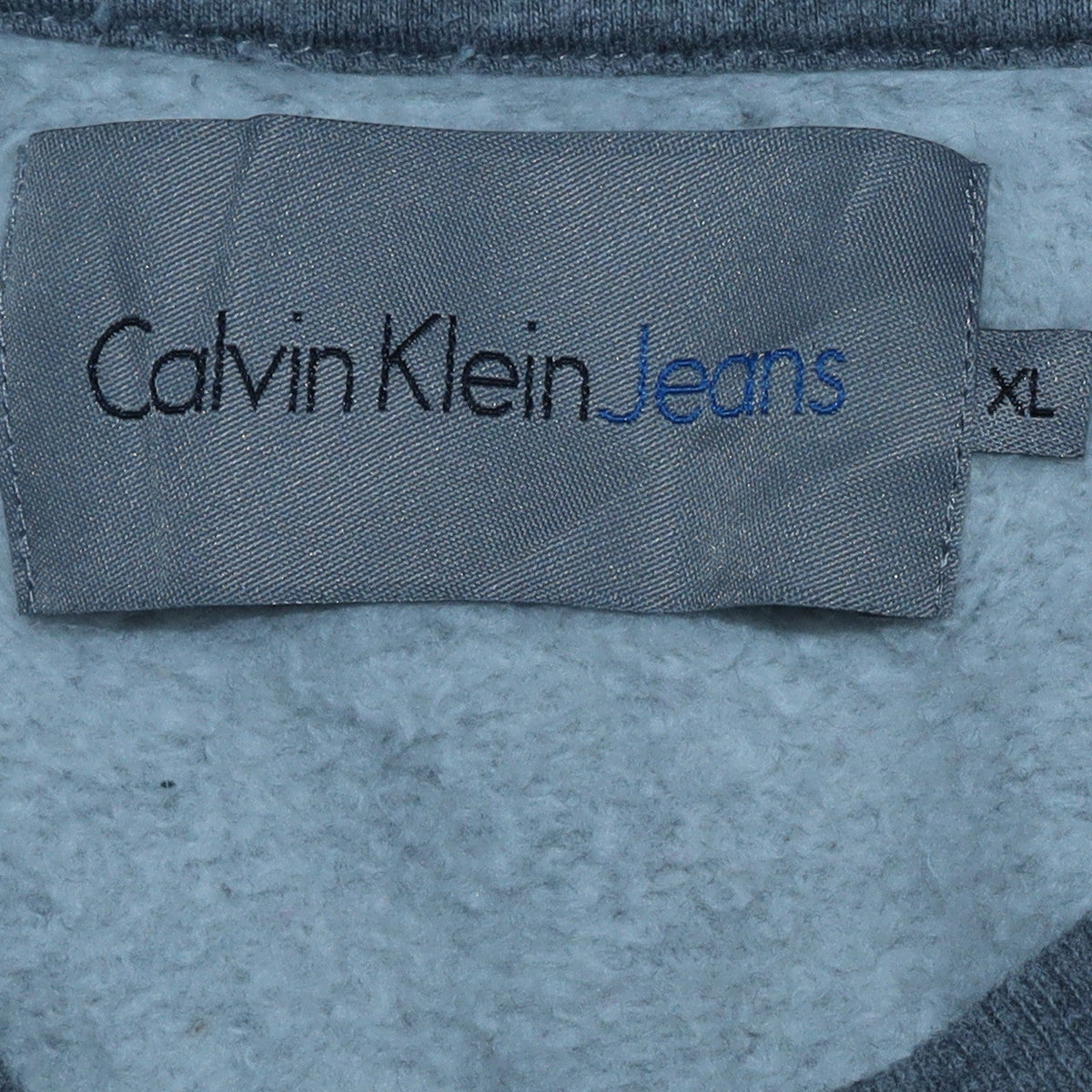 Mens UK Size XL Calvin Klein Jeans Grey Pullover Sweatshirt