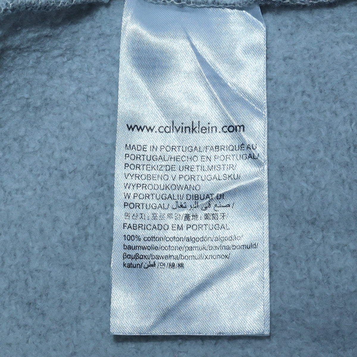 Mens UK Size XL Calvin Klein Jeans Grey Pullover Sweatshirt