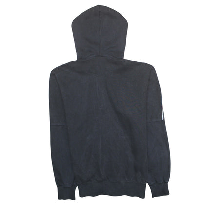 Mens UK Size L Champion Black 1/2 Zip Hoodie