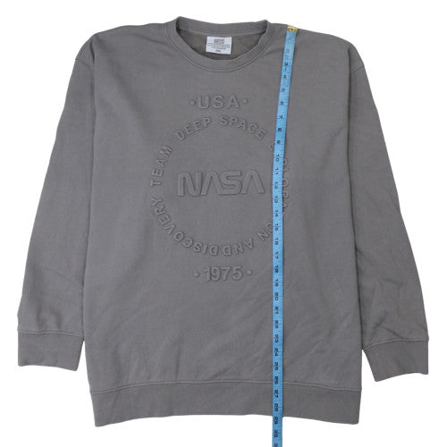 Mens UK Size 2XL  Grey Pullover Sweatshirt