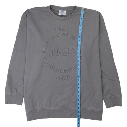 Mens UK Size 2XL  Grey Pullover Sweatshirt