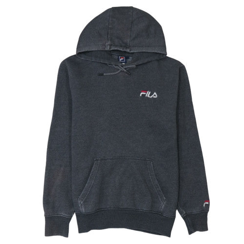 Mens UK Size S Fila Black Pullover Hoodie