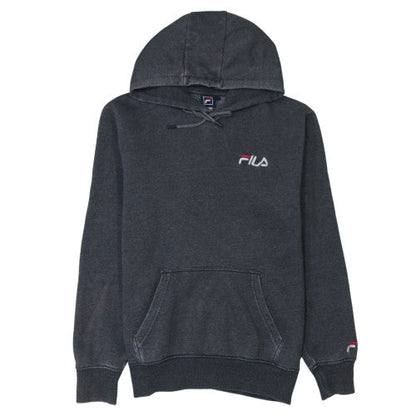 Mens UK Size S Fila Black Pullover Hoodie