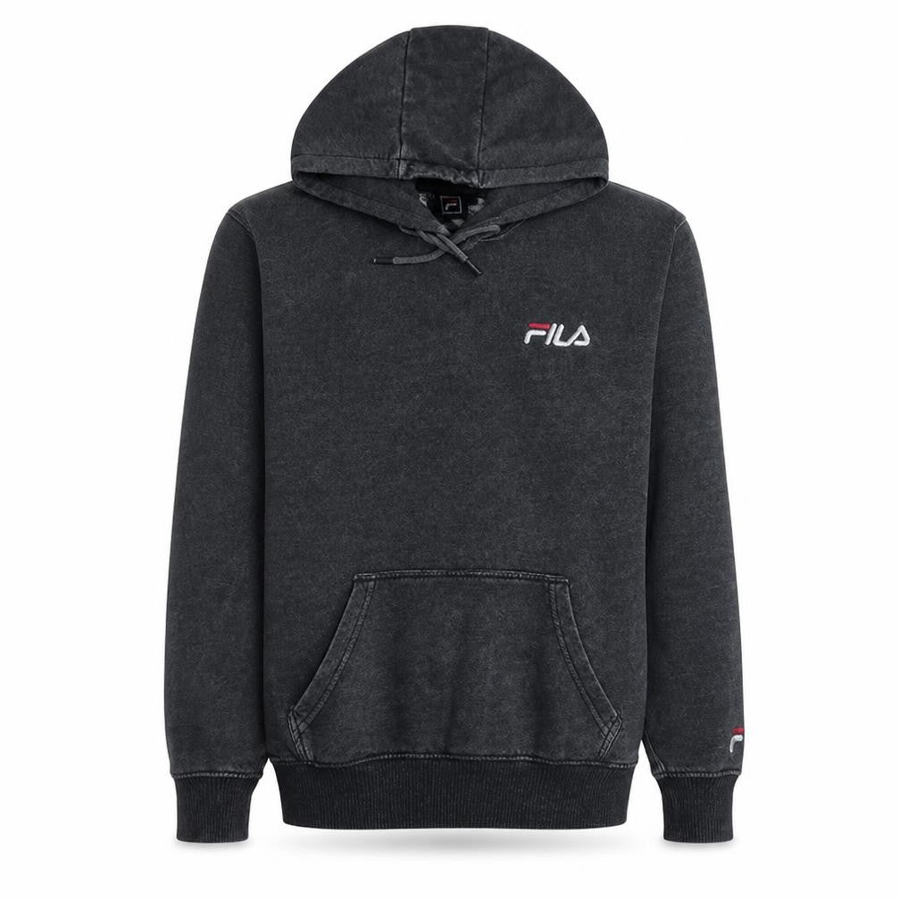 Mens UK Size S Fila Black Pullover Hoodie