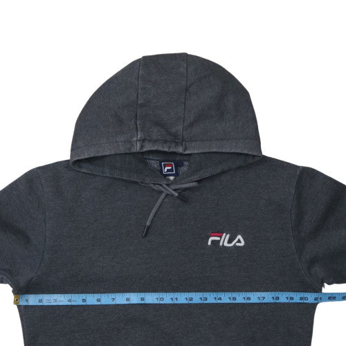 Mens UK Size S Fila Black Pullover Hoodie