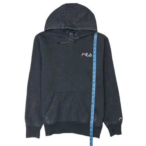 Mens UK Size S Fila Black Pullover Hoodie