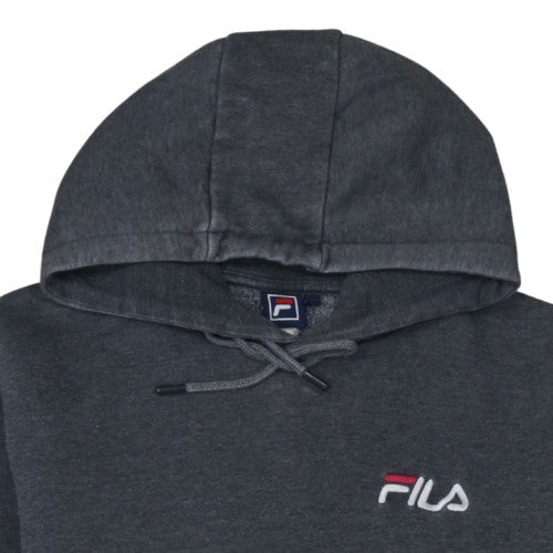 Mens UK Size S Fila Black Pullover Hoodie
