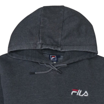 Mens UK Size S Fila Black Pullover Hoodie