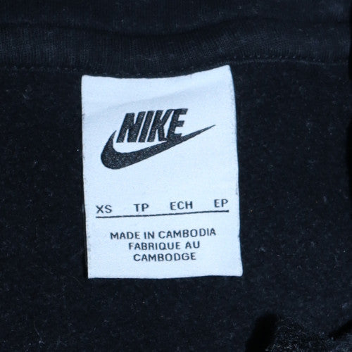Womens UK Size XS Nike Black Pullover Hoodie