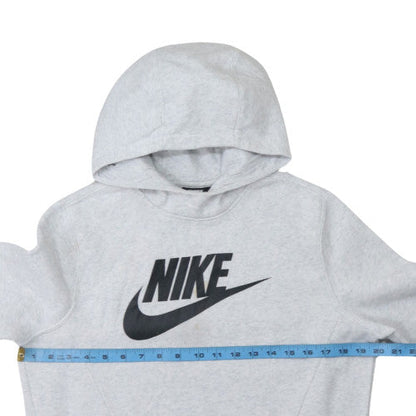 Nike Girls Grey XL Pullover Fleece Hoodie with Logo