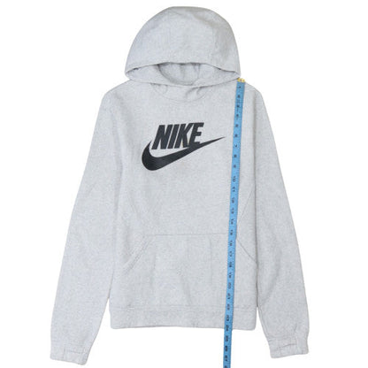 Nike Girls Grey XL Pullover Fleece Hoodie with Logo