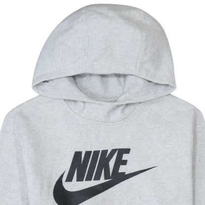 Nike Girls Grey XL Pullover Fleece Hoodie with Logo