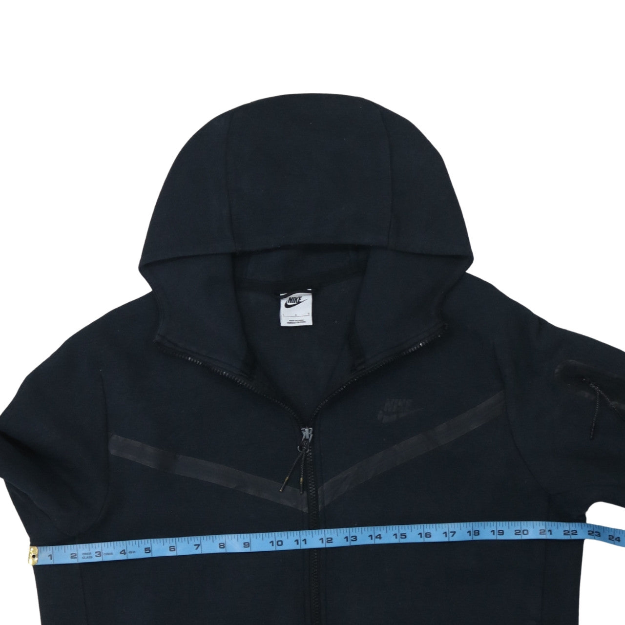 Mens UK Size L Nike Black Full Zip Hoodie