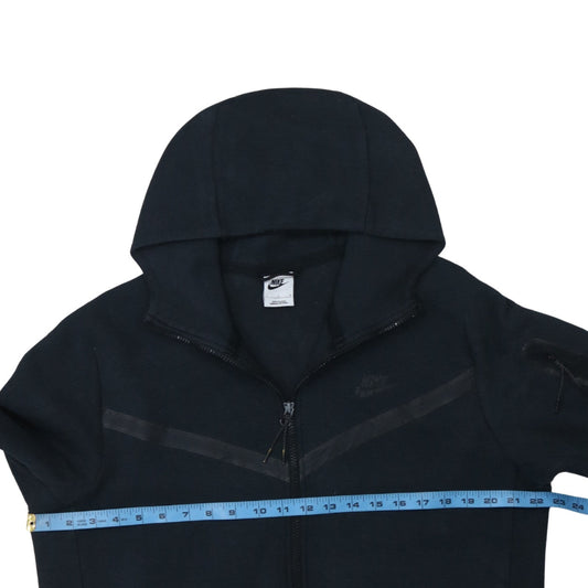 Mens UK Size L Nike Black Full Zip Hoodie