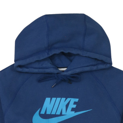 Mens UK Size S Nike Blue Pullover Hoodie