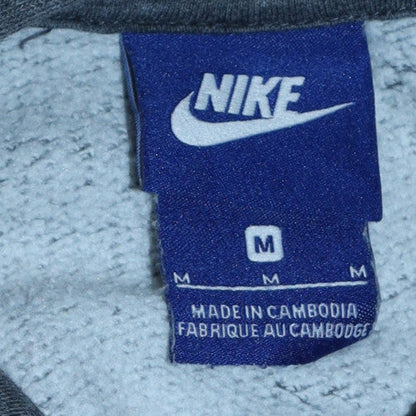 Mens UK Size M Nike Grey Pullover Hoodie