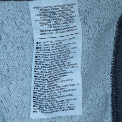 Mens UK Size M Nike Grey Pullover Hoodie