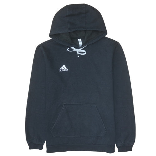 Mens UK Size M Adidas Black Pullover Hoodie