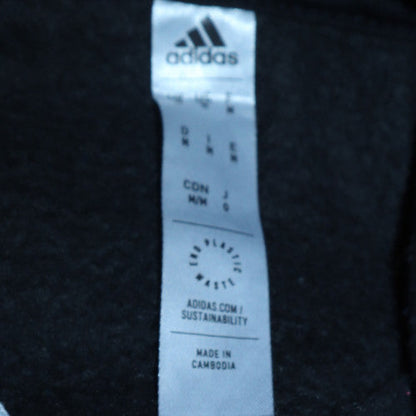 Mens UK Size M Adidas Black Pullover Hoodie