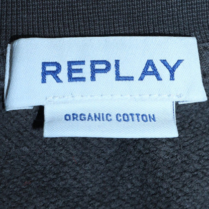 Mens UK Size M Replay Black Pullover Sweatshirt