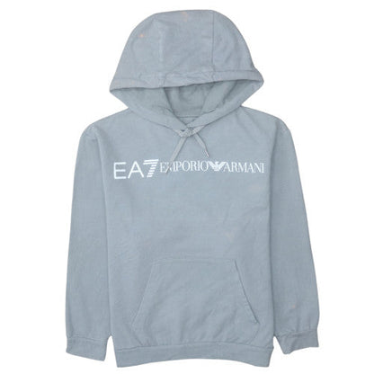 Mens UK Size S Emporio Armani Grey Pullover Hoodie