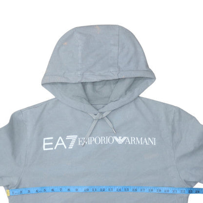 Mens UK Size S Emporio Armani Grey Pullover Hoodie