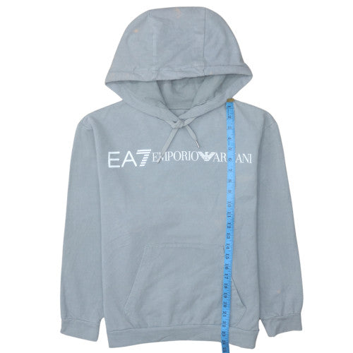 Mens UK Size S Emporio Armani Grey Pullover Hoodie