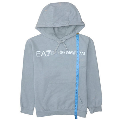 Mens UK Size S Emporio Armani Grey Pullover Hoodie