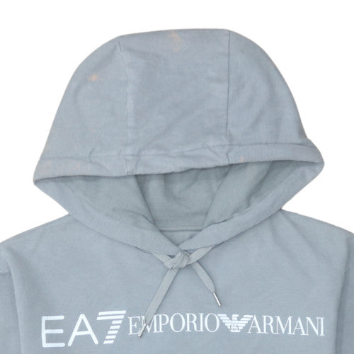 Mens UK Size S Emporio Armani Grey Pullover Hoodie