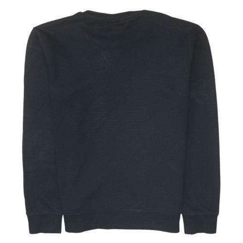 Mens UK Size M Emporio Armani Black Pullover Sweatshirt