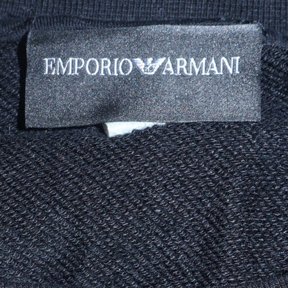 Mens UK Size M Emporio Armani Black Pullover Sweatshirt