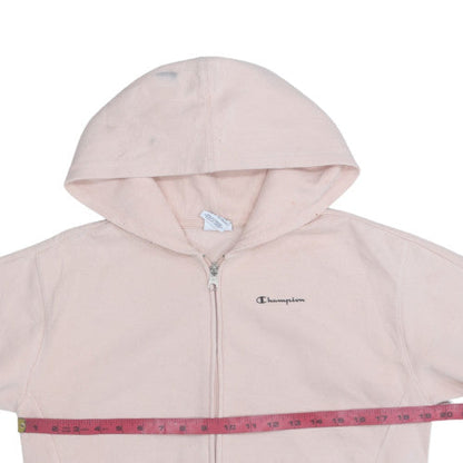 Champion Girls Beige Full Zip Hoodie Sweatshirt 2XL 15-16 Years