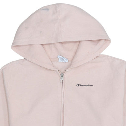 Champion Girls Beige Full Zip Hoodie Sweatshirt 2XL 15-16 Years