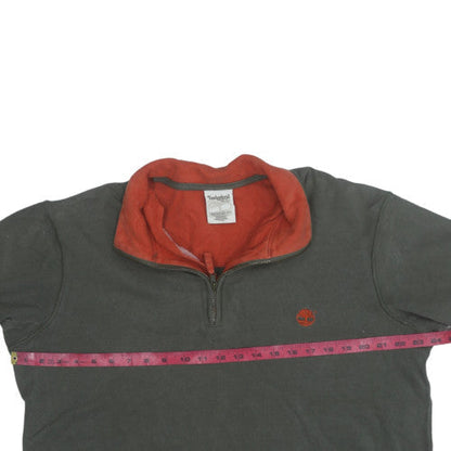 Mens UK Size L Timberland Green Pullover Sweatshirt