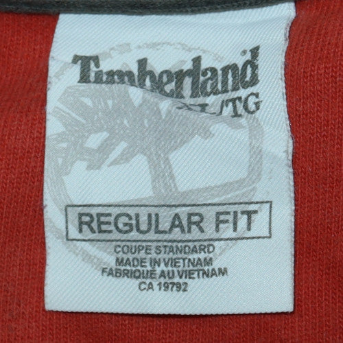 Mens UK Size L Timberland Green Pullover Sweatshirt