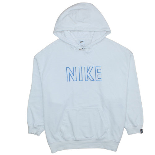 Mens UK Size XS Nike White Pullover Hoodie