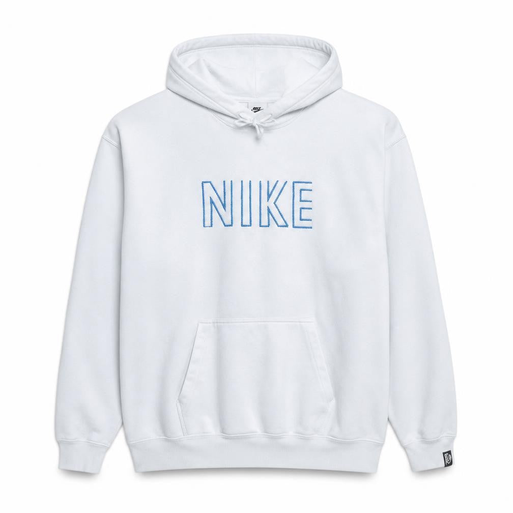 Mens UK Size XS Nike White Pullover Hoodie