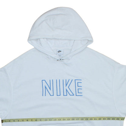 Mens UK Size XS Nike White Pullover Hoodie