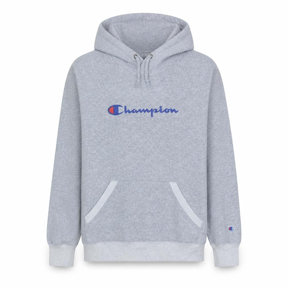 Mens UK Size M Champion Grey Pullover Hoodie