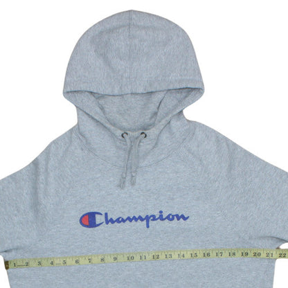 Mens UK Size M Champion Grey Pullover Hoodie