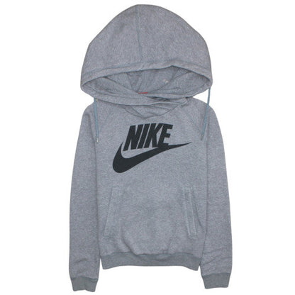 Womens UK Size XS Nike Grey Pullover Hoodie