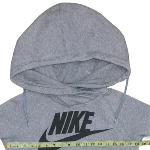 Womens UK Size XS Nike Grey Pullover Hoodie