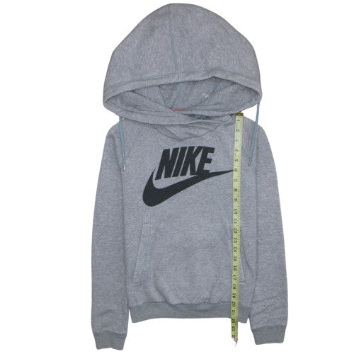 Womens UK Size XS Nike Grey Pullover Hoodie