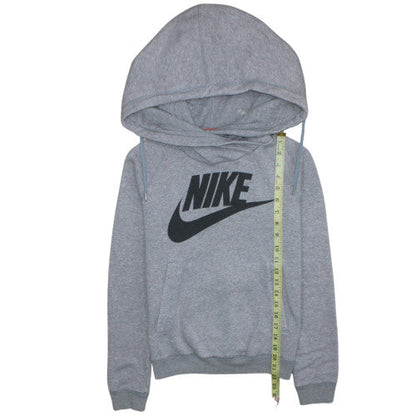 Womens UK Size XS Nike Grey Pullover Hoodie