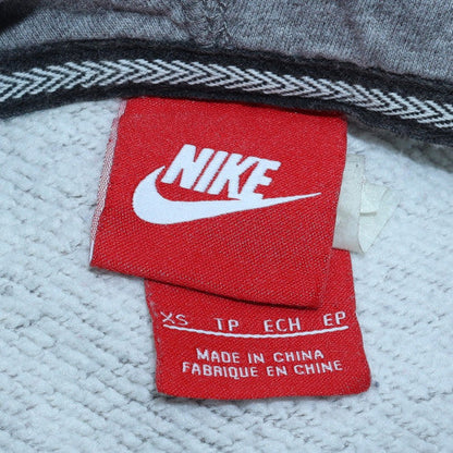 Womens UK Size XS Nike Grey Pullover Hoodie